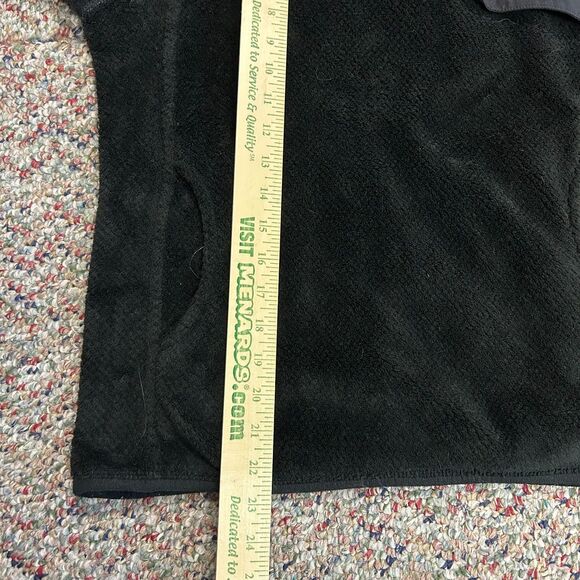 Patagonia Black Re-Tool 1/4 Snap Textured LS Fleece Pullover Size M - Picture 13 of 13